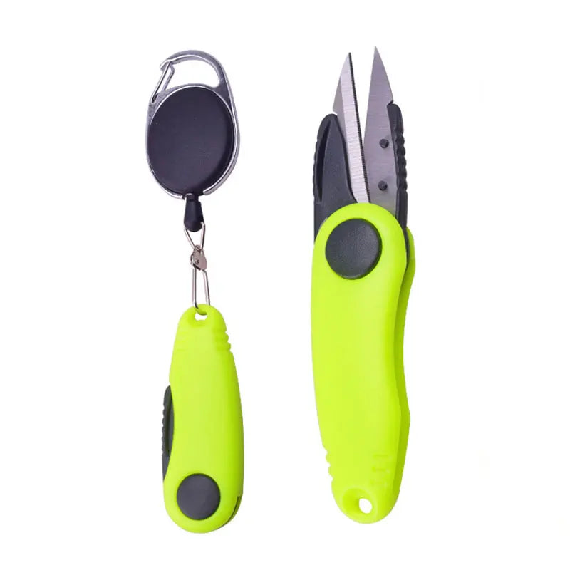 Fishing Quick Knot Tool Kit Shrimp-Shaped Stainless Steel Fish Use Scissors Accessories Fishing Line Cutter Clipper Nipper