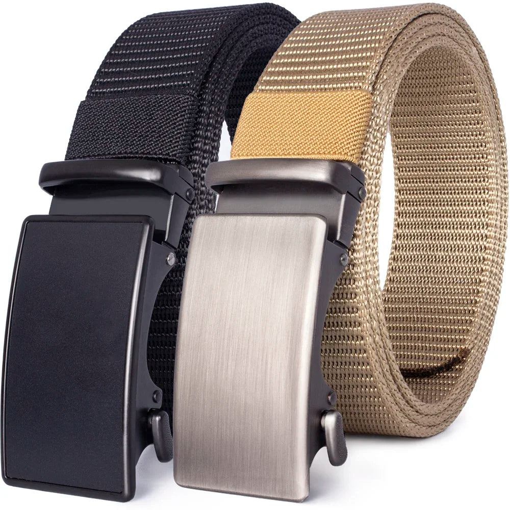 Automatic Buckle Light Comfortable Nylon Military Belt Outdoor Hunting Multifunctional Tactical Canvas Belt High Quality Men Bel Quick Pick Grocers