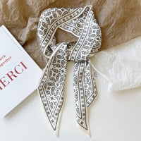 Cashew flower silk scarf, double-sided printed headband, ins decoration, versatile triangle scarf accessories Quick Pick Grocers