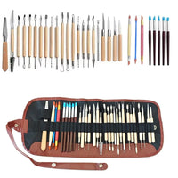 Pottery Clay Sculpting Tools Kit 8-61 Pcs/Set, Ceramic Wax Clays Carving Tools for Art Craft Pottery Sculpting Modeling Tool Set Econic Blanks