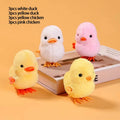 1pc Jumping Chicken Duck Toy, Simulation Plush Jumping Duck Interactive Toy, Small Animal, Birthday Gift Econic Blanks