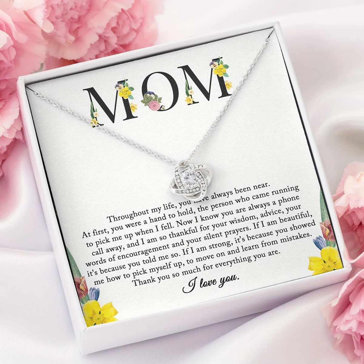 Sentimental To My Mom Necklace - Perfect Mom Gift From Daughter for Birthday, Mother's Day, Christmas - Show Your Love Quick Pick Grocers