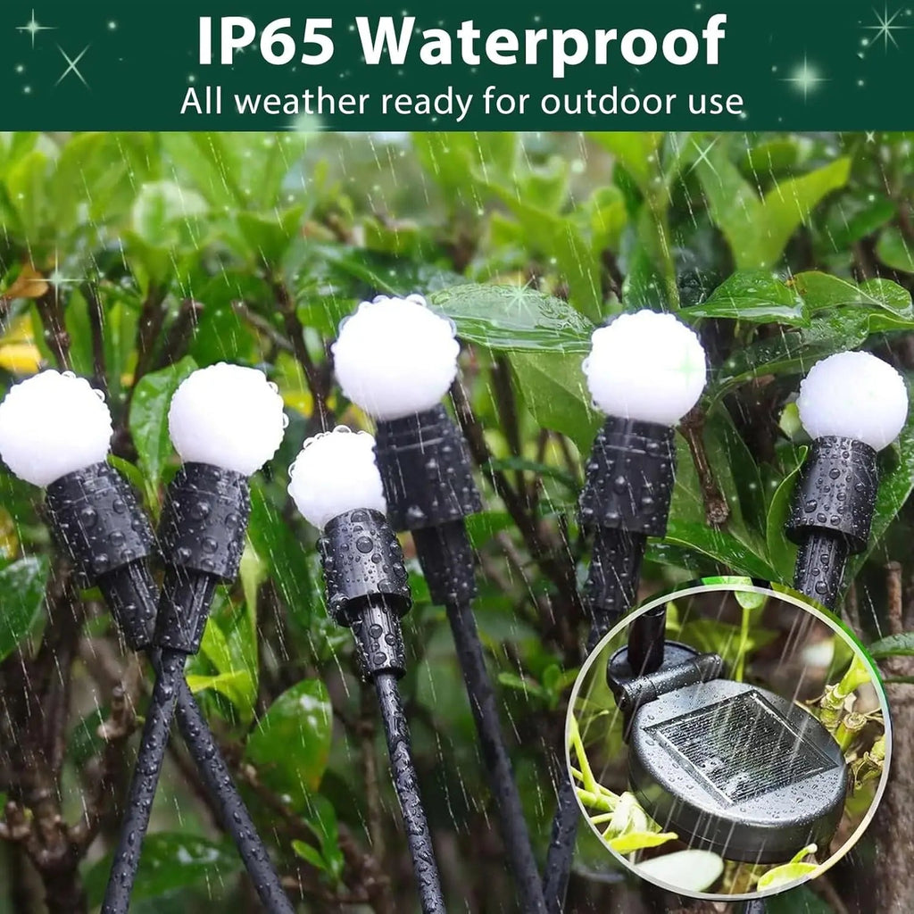 8pcs Outdoor Lights Solar Lawn Lamp Garden Lamp LED Wind-driven Firefly Ground Plug Lamp for Garden Lawn Landscape Holiday Light Econic Blanks