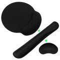 RAKOON Mouse Pad with  Wrist Rest Non-Slip Base Wrist Rest Pad Ergonomic Mousepad for Typist Office Gaming PC Laptop Econic Blanks