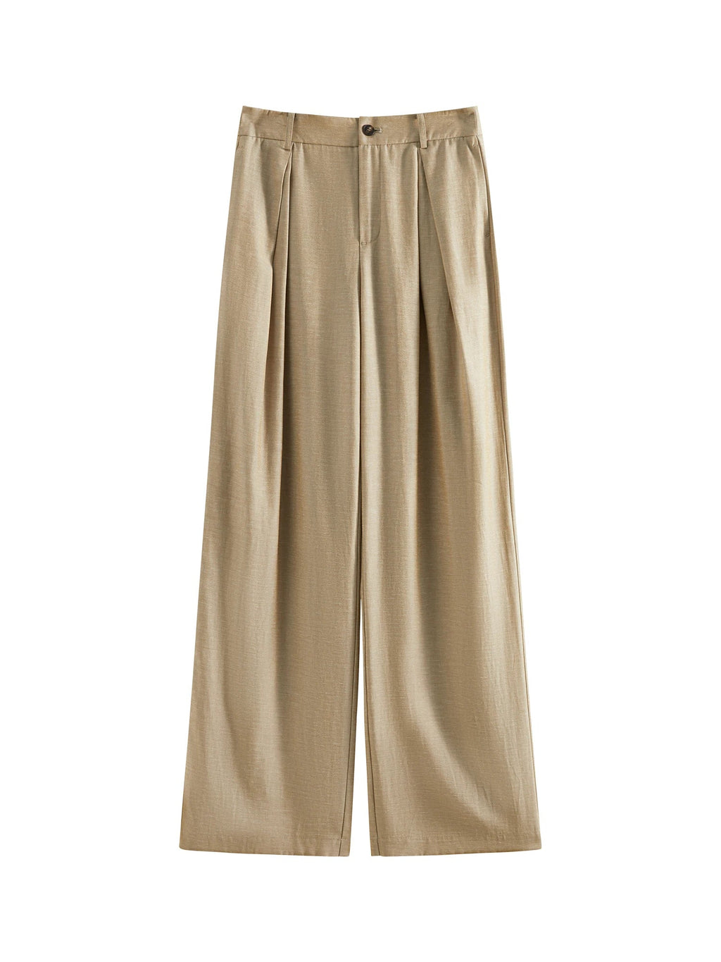 FSLE 2025 Summer Old Money Vest Wide-Leg Pants Set Vintage Tailored Two-Piece Adjustable Waist Eco Linen for Boardroom to Brunch Quick Pick Grocers