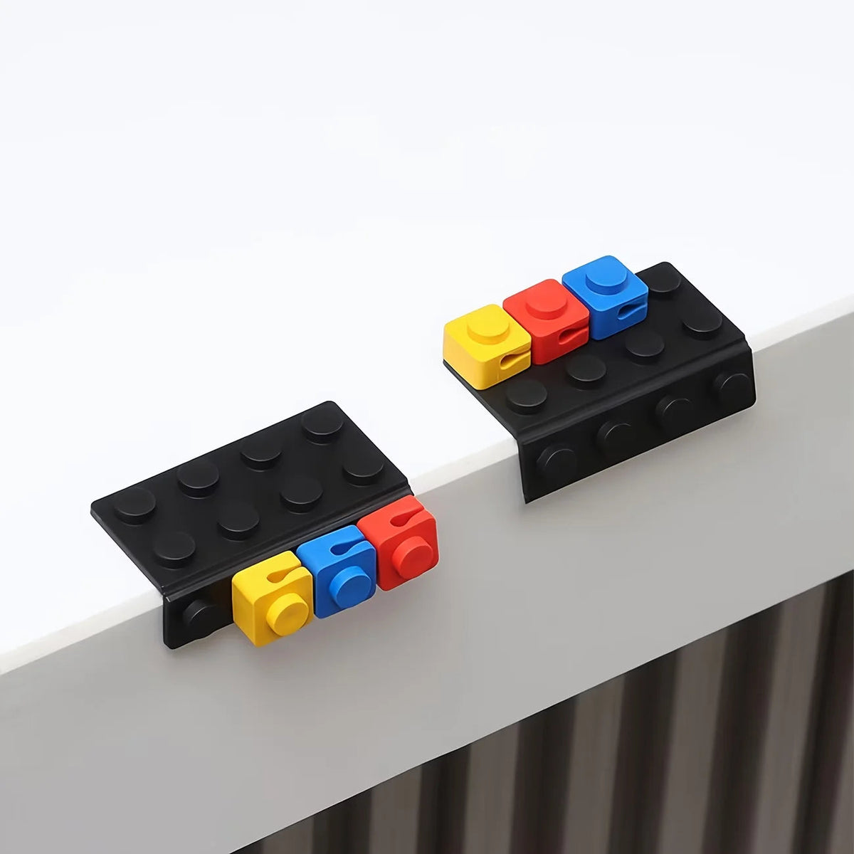 2 Sets of Modular Cable and Data Cable Organization, Modular DIY Design, Suitable for Desktop/Home Use, Desktop Organization Quick Pick Grocers
