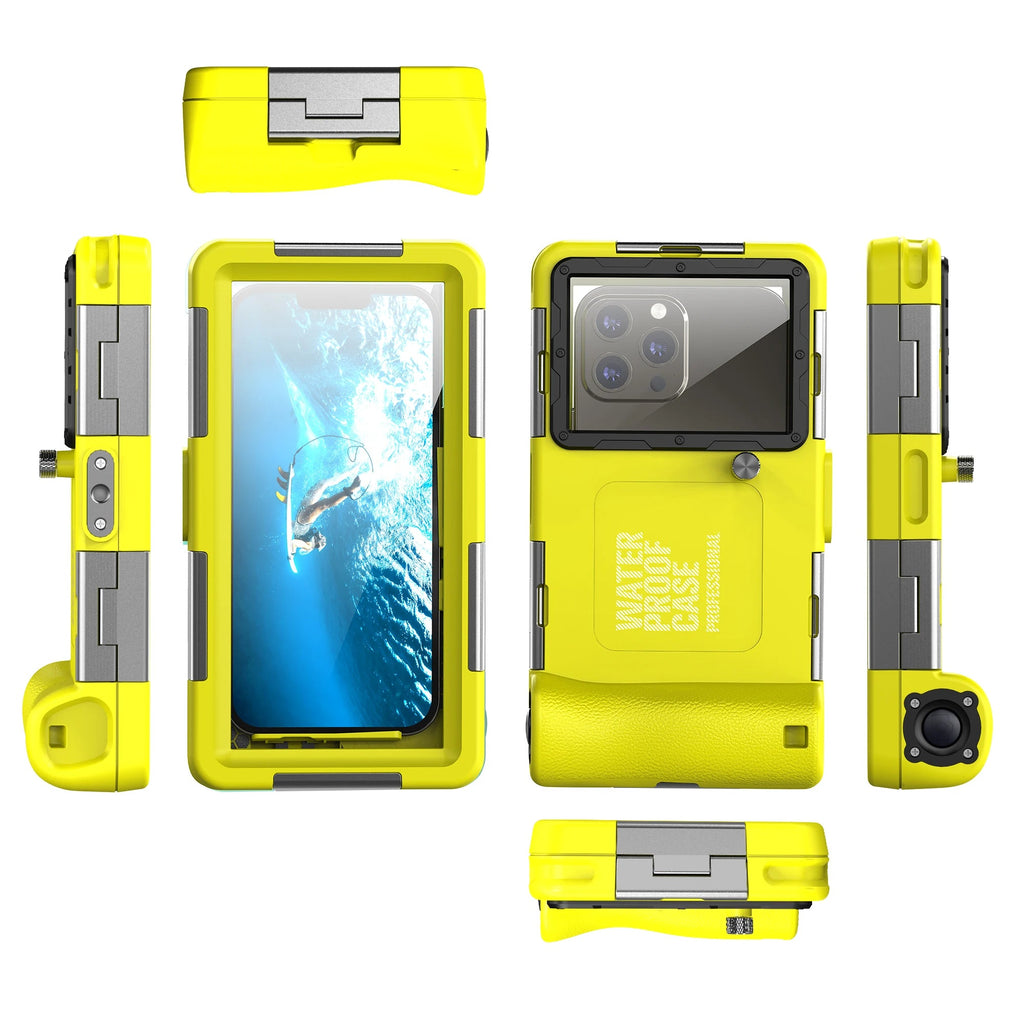 Multi-functional, durable, waterproof, 15m/50ft, universal 6.9 inch waterproof phone case, IP68, professional diving photography Quick Pick Grocers