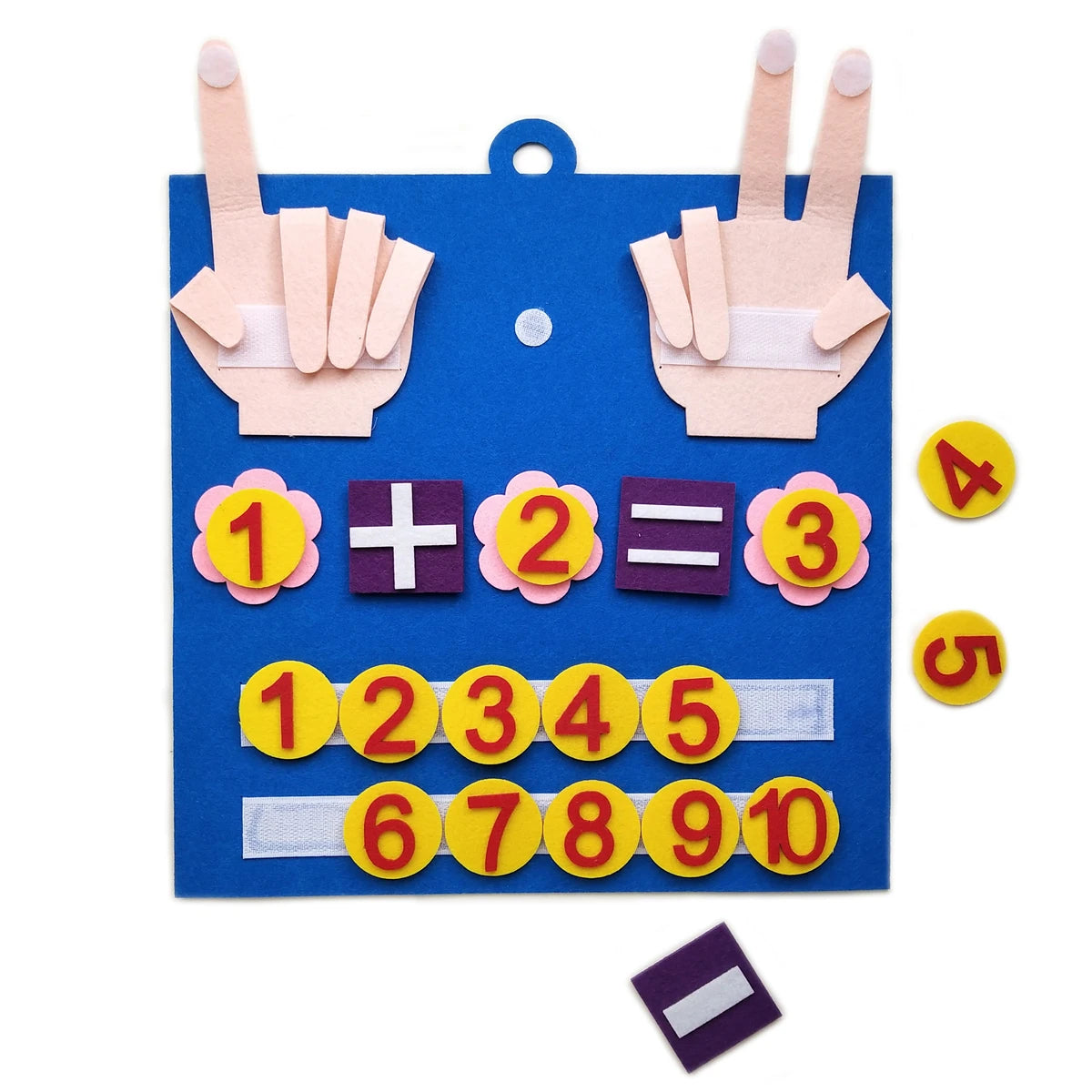Toddler Montessori Toys Felt Finger Numbers Math Toy Children Counting Early Education Learning Game For Kids Intelligence Quick Pick Grocers