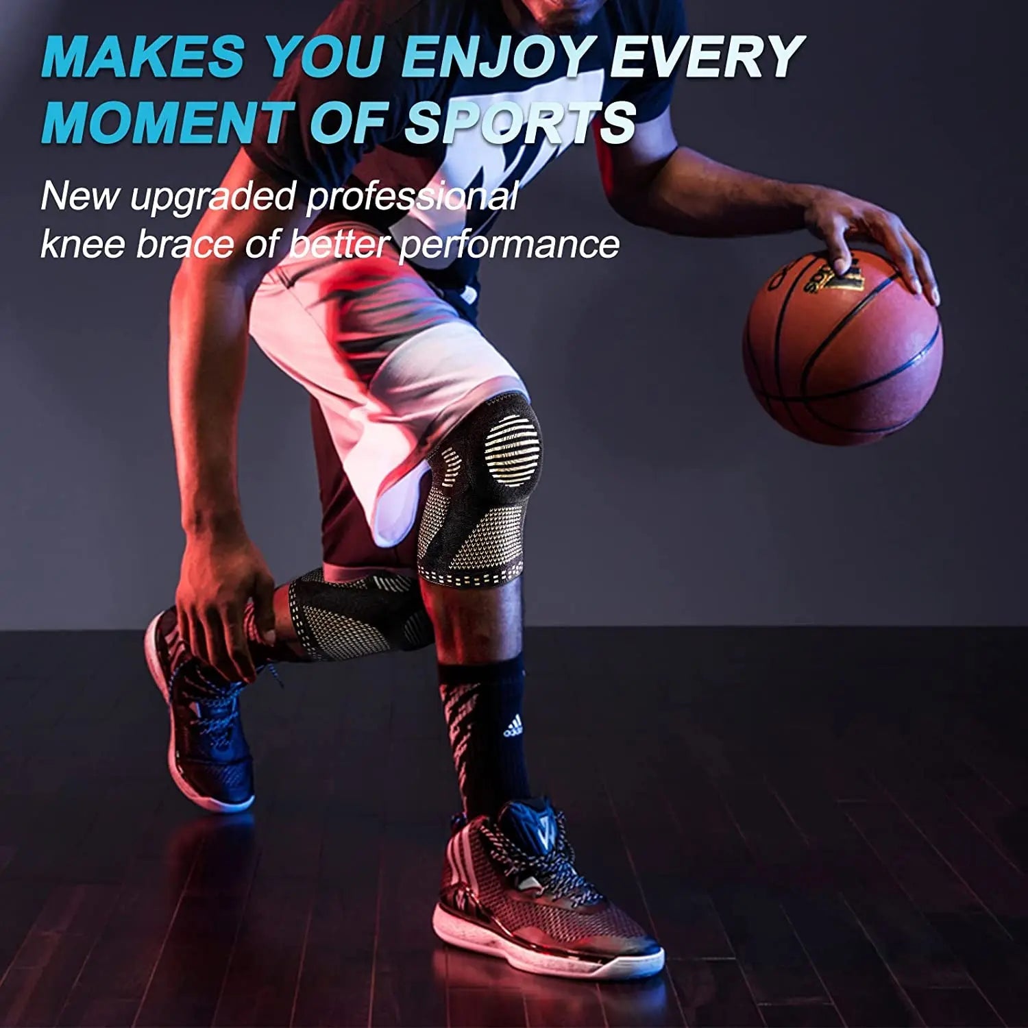 NEENCA Copper Knee Brace Knee Support with Patella Gel Pad &Side Stabilizers for Knee Pain Sport Arthritis ACL Joint Pain Relief Quick Pick Grocers