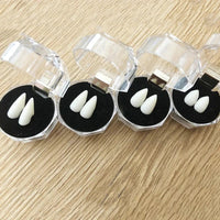 Vampire Teeth Fangs Dentures Props Halloween Costume Props False Teeth Solid Glue Denture Adhesive Halloween Party Decor Quick Pick Grocers