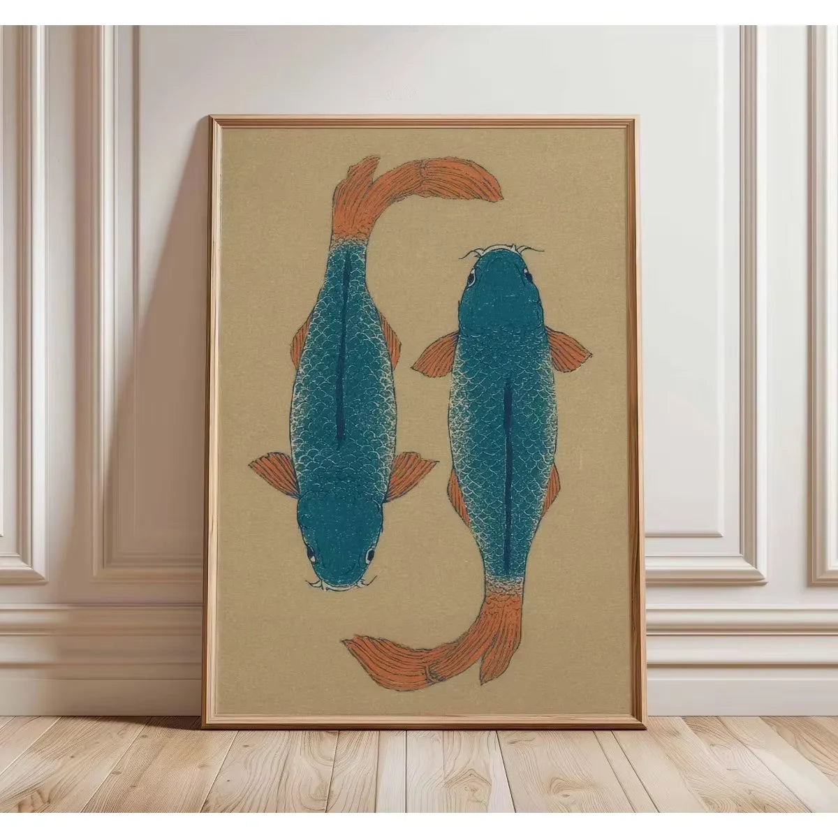Japanese Red Koi Fish Canvas Prints Poster Modern Minimalism Aesthetic Art Prints Bedroom Kitchen Home Decor Art Poster Gifts Quick Pick Grocers