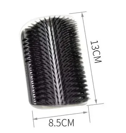 Cat Corner Brush Comb Massager for Cat Arch Plastic Scratcher Remove Hair Comb Grooming with Catnip Cat Self Cleaning Cat Supply Econic Blanks