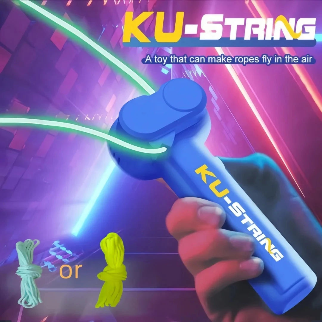 Glow-in-the-dark fun electric rope thruster children's outdoor new exotic decompression toys Creative toys for cats and pets Econic Blanks