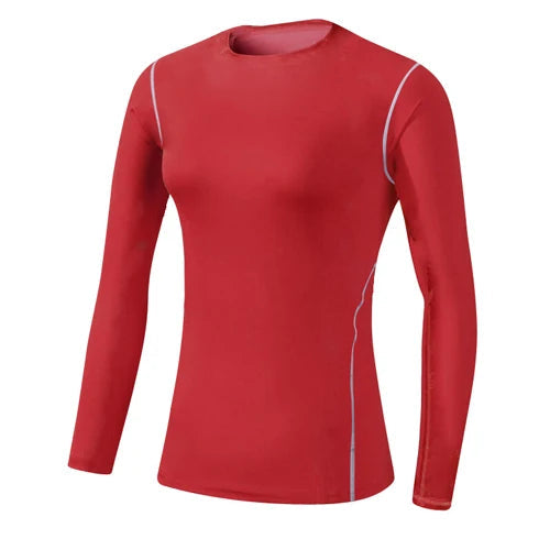 Base Layer Fitness Sport Shirt Quick Dry Women long Sleeves Top Gym jogging lady T-shirt Train Workout Clothing White Yoga Shirt Quick Pick Grocers