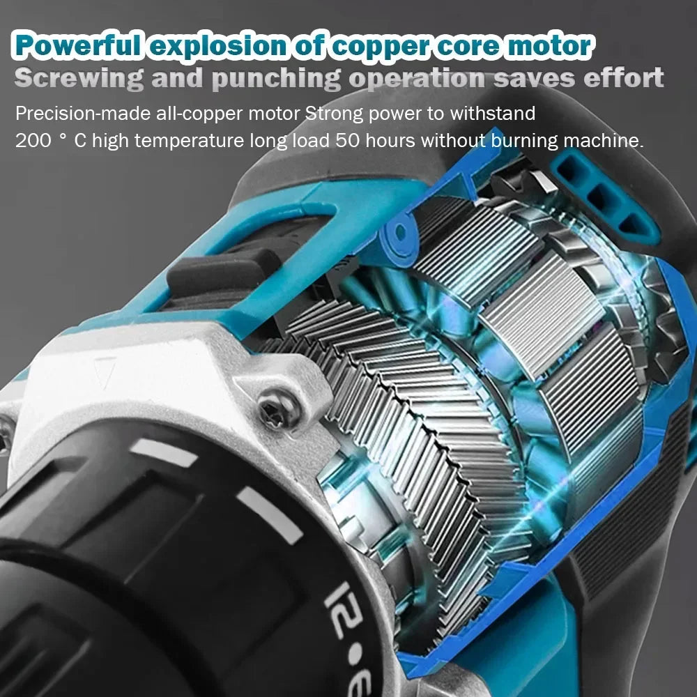 Makita Original DDF487 Cordless Driver Drill 18V Brushless Electric Impact Screwdriver Rechargeable Power Tool (ony tool) Quick Pick Grocers