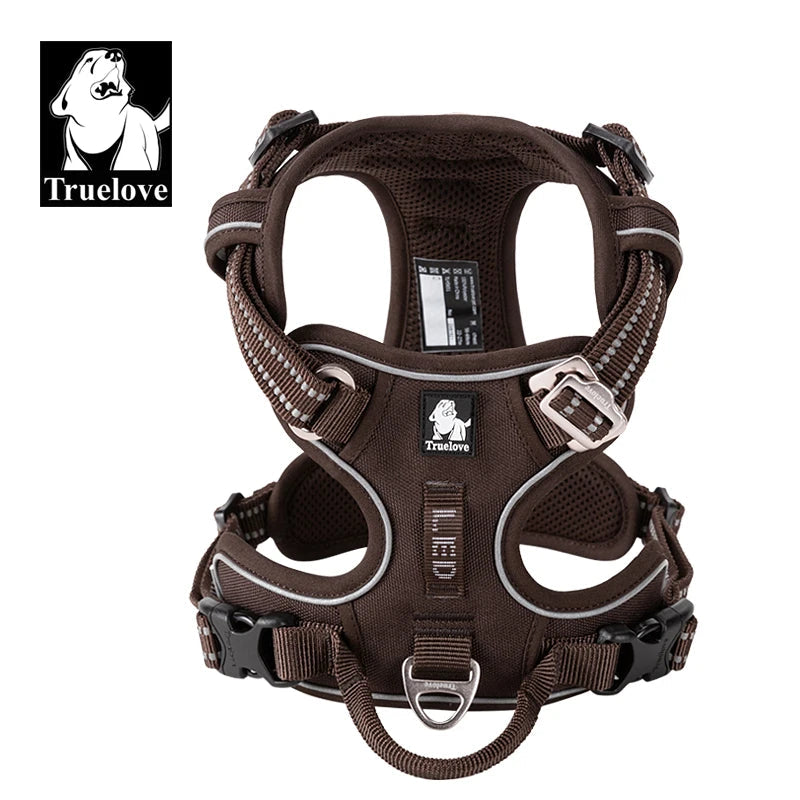Truelove Pet harness Fashionable Nylon Durable Dog Harness Reflective Breathable Padded Training Vest Luxury Pet Accessories Quick Pick Grocers