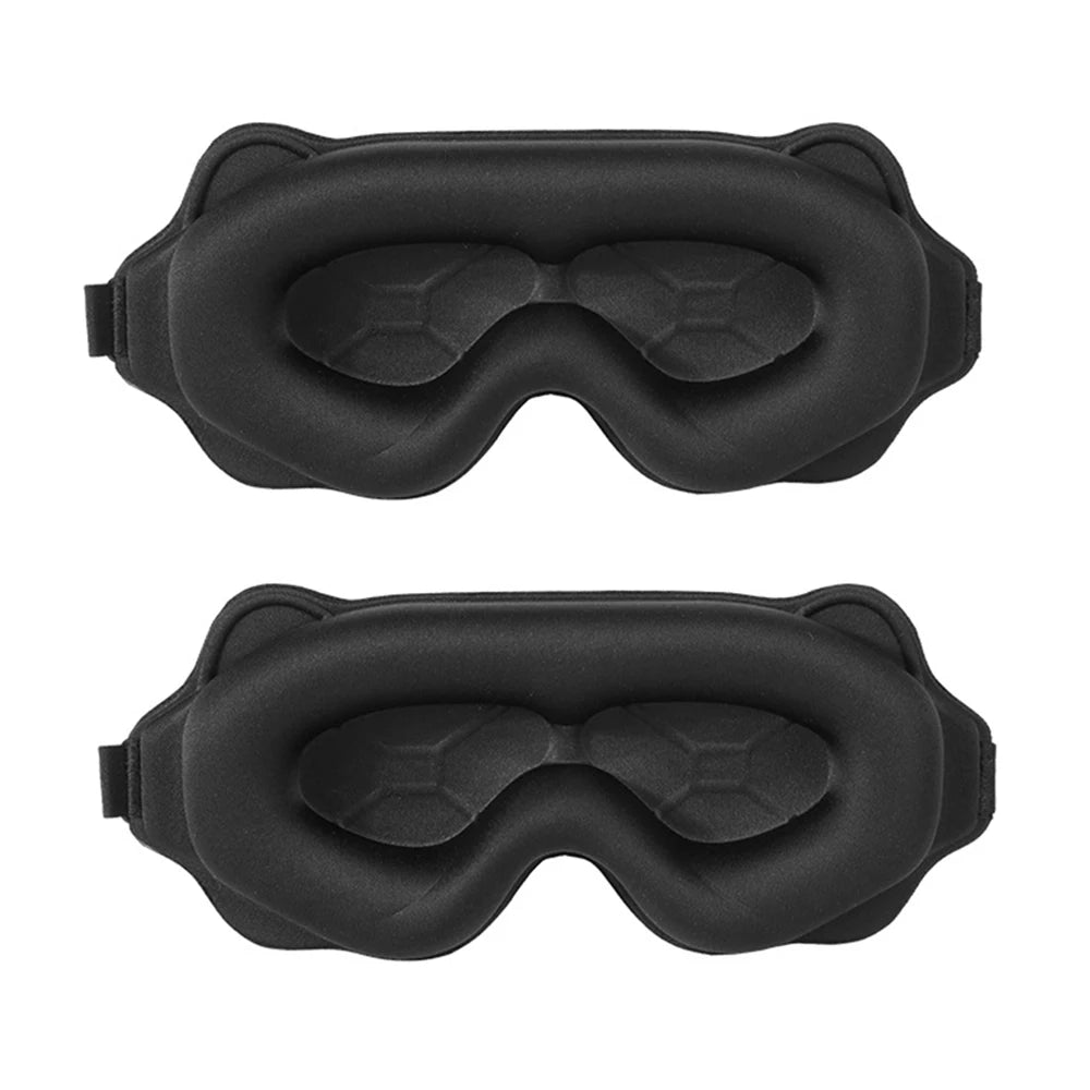 3D Sleeping Mask Block Out Light Sleep Mask For Eyes Soft Sleeping Aid Eye Mask for Travel Eyeshade Night Breathable Slaapmasker Quick Pick Grocers