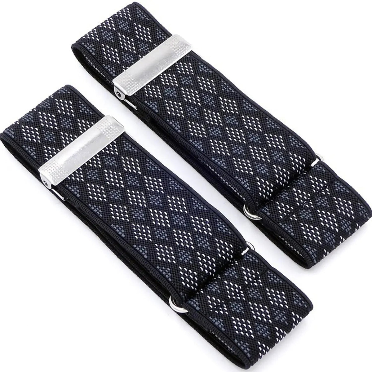 1 Pair Elastic Adjustable Armband Anti-Slip Shirt Sleeve Holders Arm Band Sleeve Bracelet Anti-Slip Shirt Sleeve Holders Quick Pick Grocers