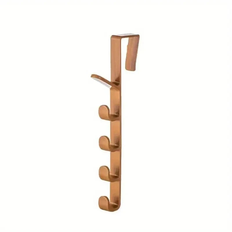 1pc Bedroom Door Hanger Clothes Hanging Rack Over The Door Plastic Home Storage Organization Hooks, Purse Holder For Bags Rails Econic Blanks