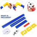 Lightweight Portable Micro Soccer Goal Set with Net Pump And Ball for Indoor/Outdoor Park And Beach Training Quick Pick Grocers