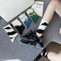10/5/3MEN'S Mid-calf Socks Cotton Socks for All Seasons, Solid Colour and Versatile Econic Blanks