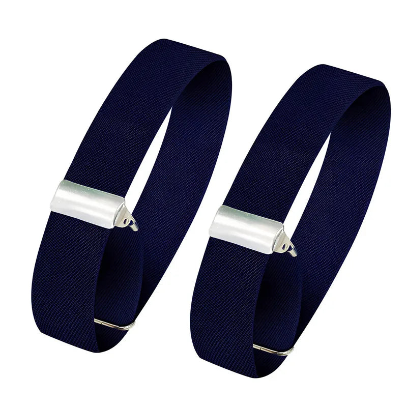 Non-slip Metal Armband Stretch Garter Shirt Sleeve Holder Unisex Sleeve Holders Armbands Elastic Armband Accessories (not pair) Quick Pick Grocers