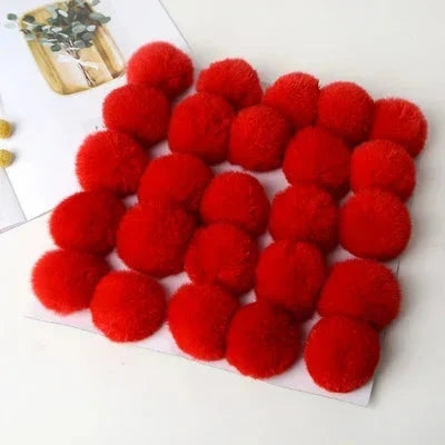 Pompom 5cm 6cm 8cm Fluffy Fur Ball Soft Pompon DIY Pompons For Keychain Sewing On Scarf Hats Shoes Apparel Craft Supplies Econic Blanks
