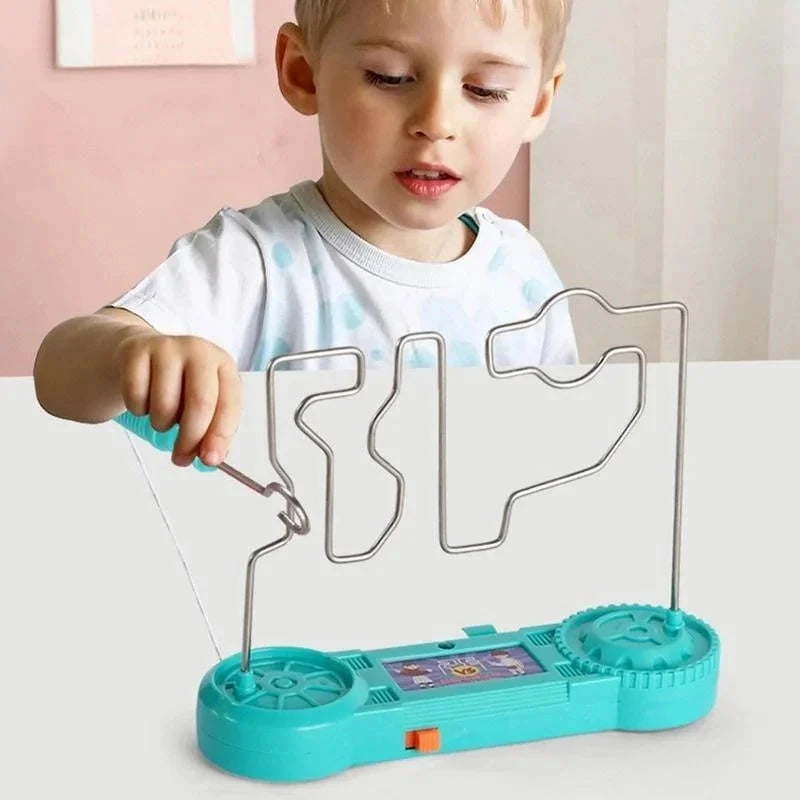 Kids Electric Shock Maze Toy – Science Learning & Party Fun Game Econic Blanks
