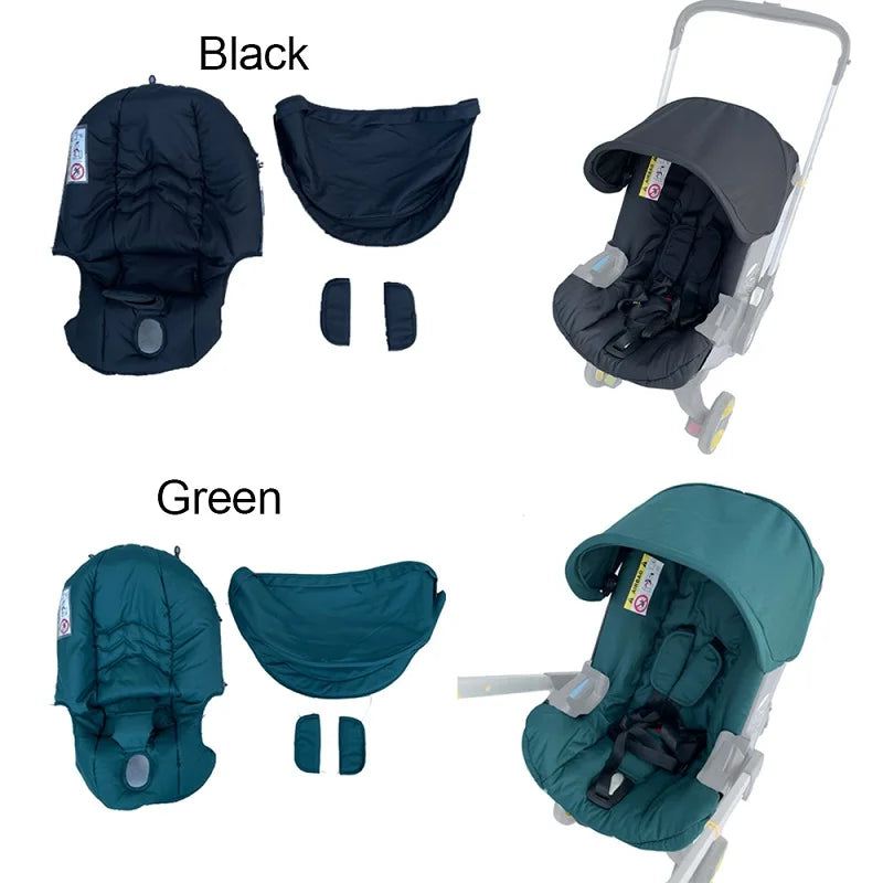 COLU KID® Stroller Accessories Seat Cushion Change Kits Sunshade For Doona FooFoo Car Seat Stroller Purest Peak