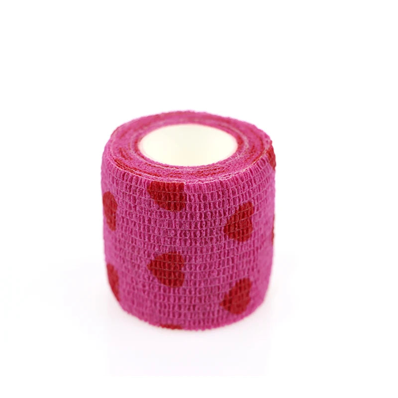 24 Rolls Elastic Bandage Self Adhesive Bandage Wrap Cohesive Tape Vet Wrap for Dog Cat Horse Pet Animals Ankle Sprains Quick Pick Grocers