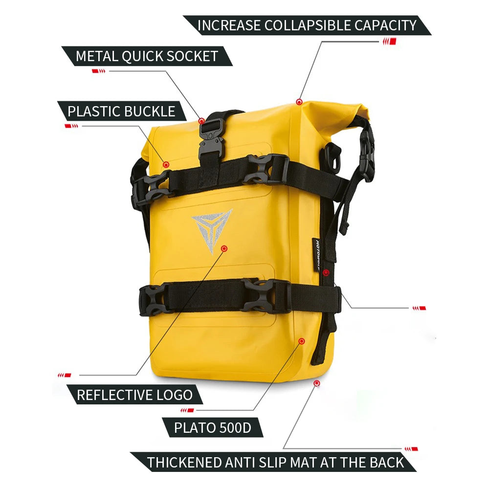 For BMW R1200GS R1250GS ADV For HONDA NC750X CB500X Motorcycle Frame Crash Bars Waterproof Bag Bumper Repair Tool Placement Bag Quick Pick Grocers