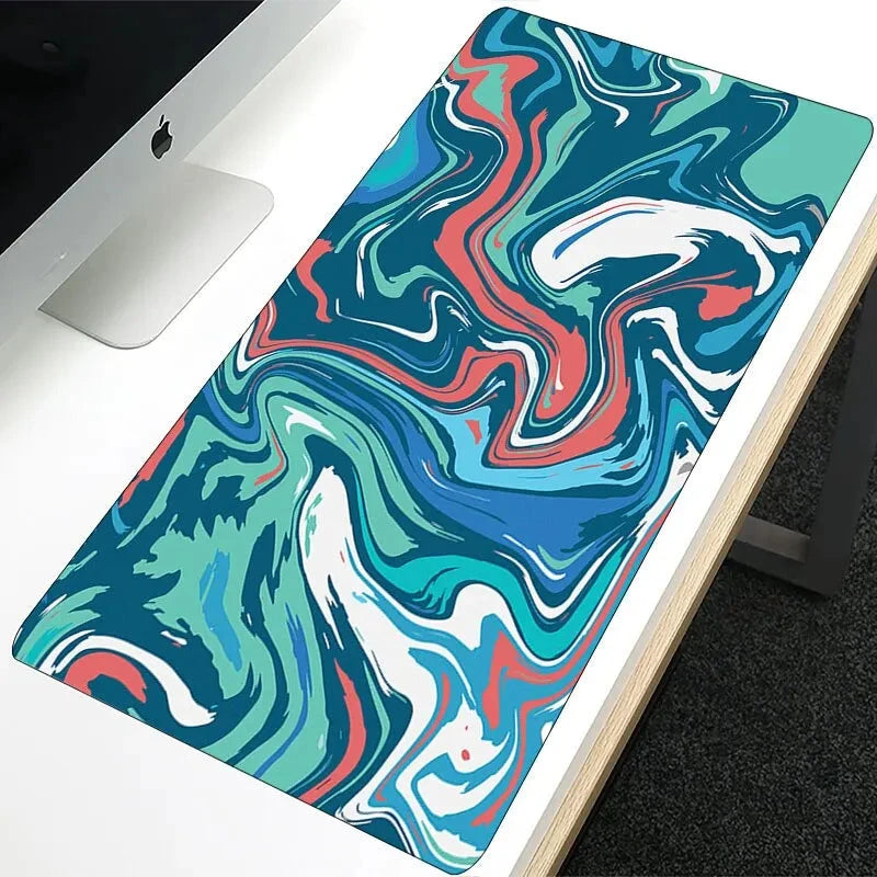 Strata Liquid Mouse Pad Computer Laptop Anime Keyboard Mouse Mat Mousepad Keyboards Gamers Decoracion Desk Mat Econic Blanks