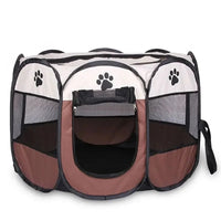 Portable Foldable Pet Tent Kennel Octagonal Fence Puppy Shelter Easy To Use Outdoor Easy Operation Large Dog Cages Cat Fences Quick Pick Grocers