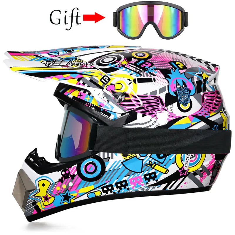 Motorcycle helmet children off-road helmet bike downhill AM DH cross helmet capacete motocross casco Quick Pick Grocers