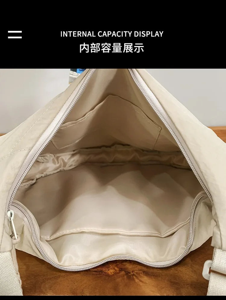 Nylon Shoulder Bag New High Capacity Women's Crossbody Messenger Bag Leisure Versatile purses and handbags Totes Hobos Bag Quick Pick Grocers