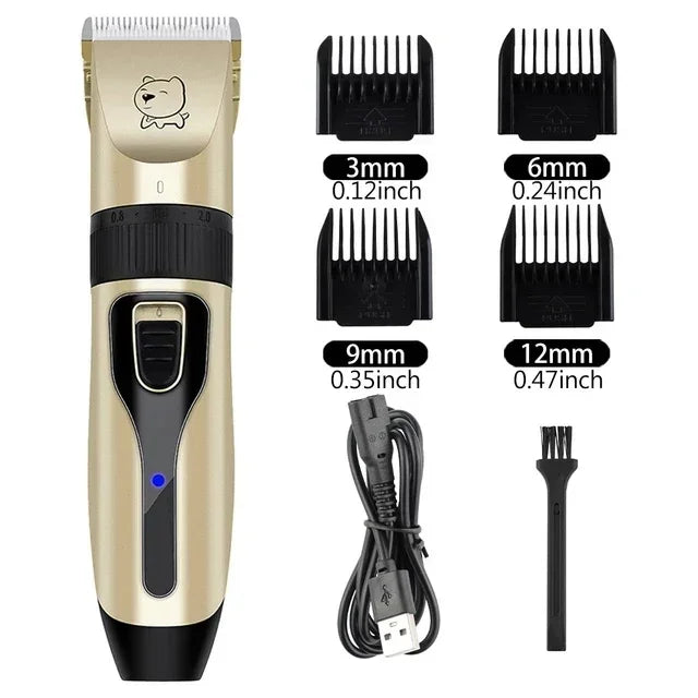 Dog Professional Hair Clipper Electrical Grooming Trimmer for Pets USB Rechargeable Cat Shaver Animals Haircut Machine Quick Pick Grocers