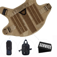 Military Large Dog Harness Training Pet Vest for French Bulldog German Shepherd Malinois Tactical Harnesses For Dogs Accessories Quick Pick Grocers