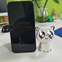 1pc Ceramic Flowerpot Mini Cat Cartoon Cute Plant Desktop Potted Plant Pot DIY Decorate Toys Science Education School Gifts Quick Pick Grocers