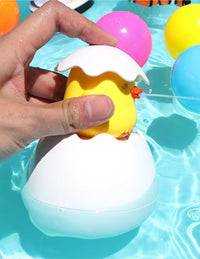 Baby Bathing Toy Kids Cute Duck Penguin Egg Water Spray Sprinkler Bathroom Sprinkling Shower Swimming Water Toys For Kids Gift Purest Peak