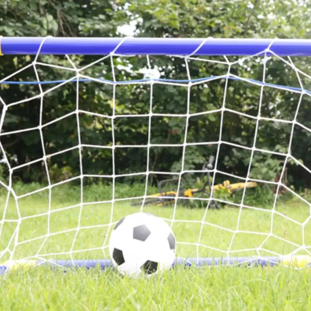 Lightweight Portable Micro Soccer Goal Set with Net Pump And Ball for Indoor/Outdoor Park And Beach Training Quick Pick Grocers