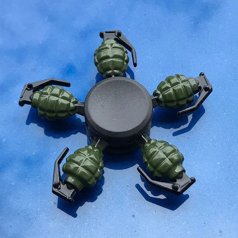 Creativity Hand Spinner Gun Zinc Alloy Metal Fidget King of Glory Weapon Series Kids Stress Relief Funny Toys Econic Blanks