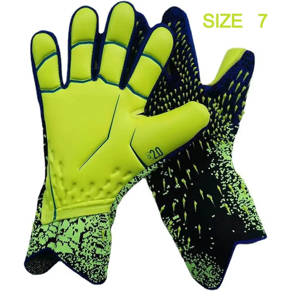 Goalkeeper Gloves Strong Grip for Soccer Goalie Goalkeeper Gloves with Size 6/7/8/9/10 Football Gloves for Kids Youth and Adult Quick Pick Grocers