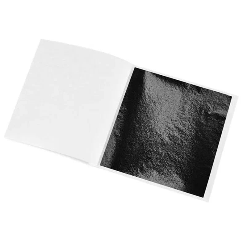 100 Sheets DIY Nail Gold Leaf Sheets Painting Gold Leaf Paper Art Craft Paper Birthday Party Wedding Cake Dessert Decorations Econic Blanks