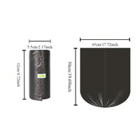 100PCS Mixed Color Thicken Disposable Garbage Bags Kitchen Storage Trash Can Liner Bags Protect Privacy Plastic Waste Bag Econic Blanks