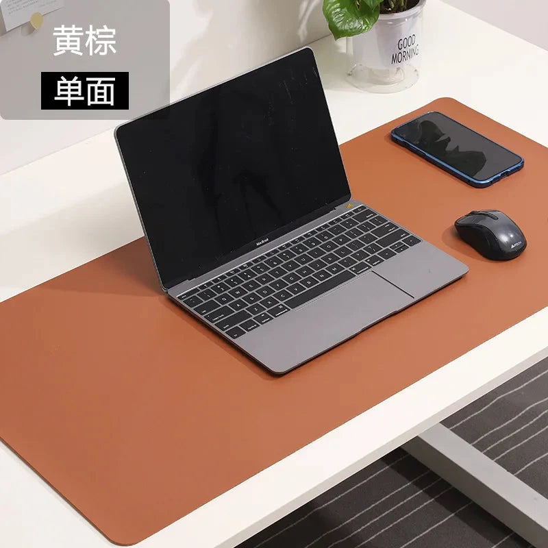 white mousepad Portable Mouse pad large Gaming Waterproof Non-slip PU Suede Desk Mat Computer Keyboard desk pad Mats Econic Blanks