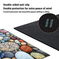Stone Design Diatomite Bath Mat Bathroom Non-slip Shower Foot Mats Absorbent Quick Dry Toilet Rugs Carpet Doormat Washable Quick Pick Grocers