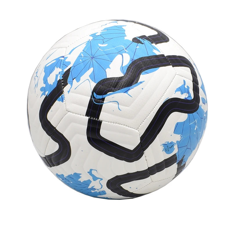 Soccer Balls Standard Size 5 Machine-Stitched Ball PU Material Sports League Outdoor Match Football Training Ball Futbol Voetbal Quick Pick Grocers