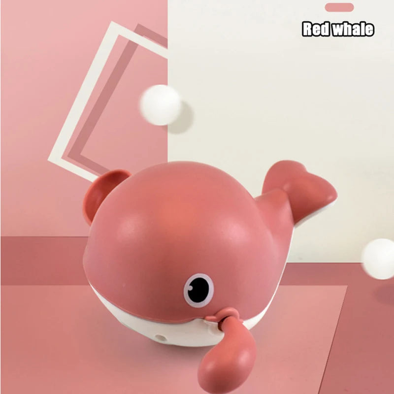 Baby Bath Toys Bathing Cute Swimming Turtle Whale Pool Beach Classic Chain Clockwork Water Toy For Kids Water Playing Toys Econic Blanks