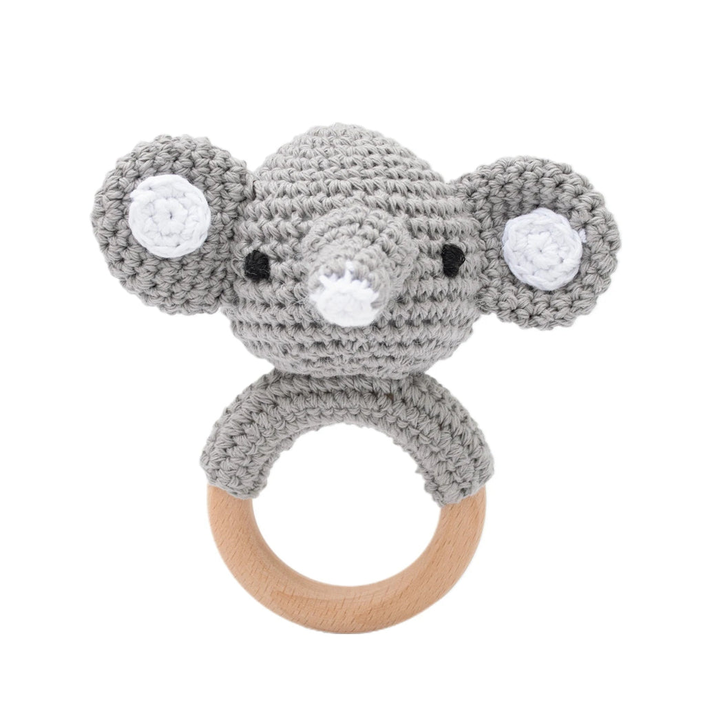 Baby Toys Crochet Animal Rattle Cartoon Music Rattle Toys for Baby Kawaii Teether Rattle Baby Toy 0 12 Months Montessori Toys Purest Peak