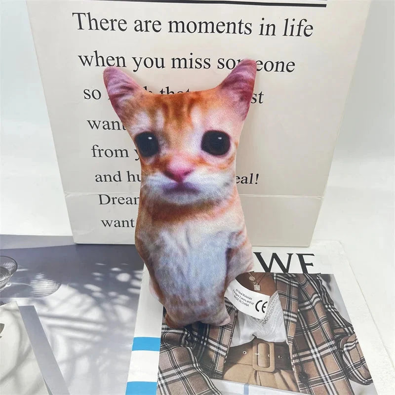 Cute El Gato Plush Toy – Wowwow Cat Doll Stuffed Animal Gift for Kids Econic Blanks